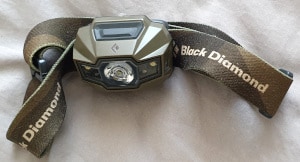 Black Diamond head torch